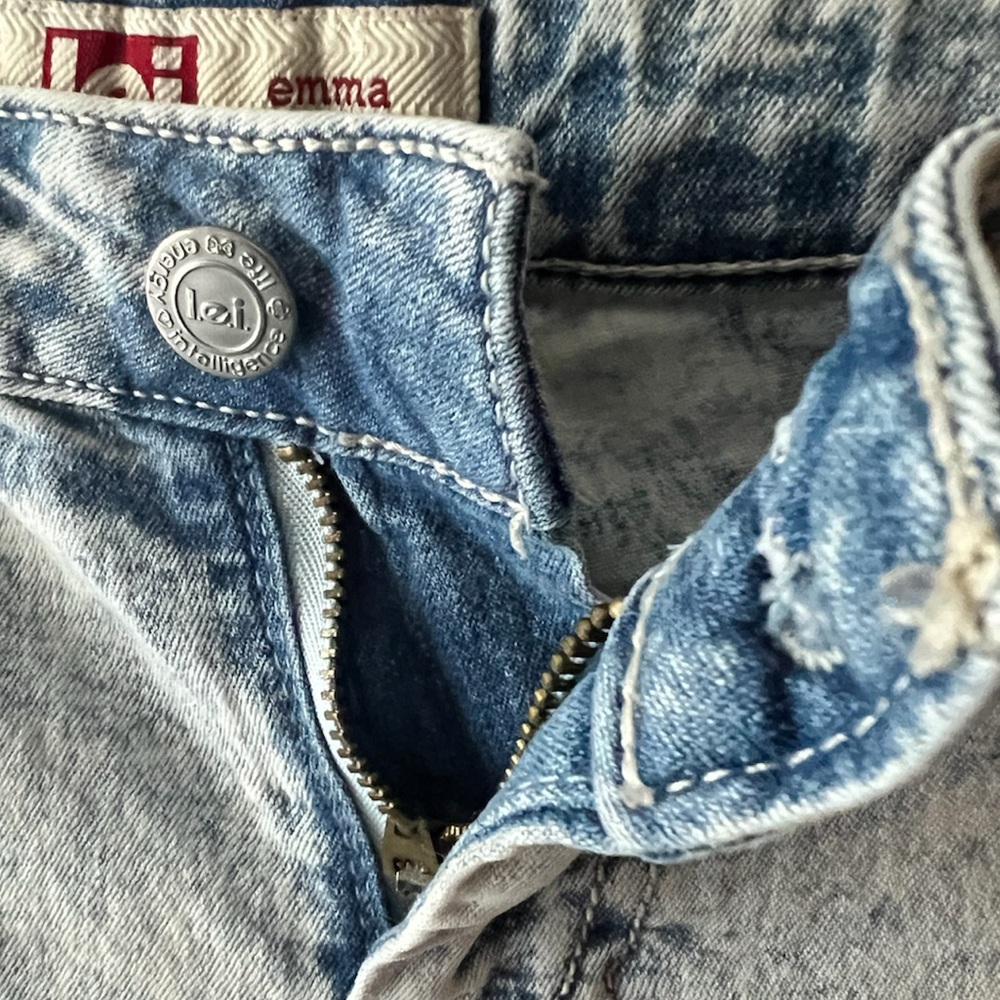 LEI | ACID WASH SKINNY JEANS - STRETCHY DENIM JEGGING - Picture 6 of 14